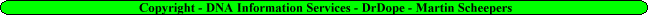 Copyright - DNA Information Services - DrDope - Martin Scheepers